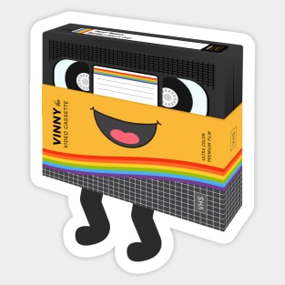 Vinny the VHS Sticker